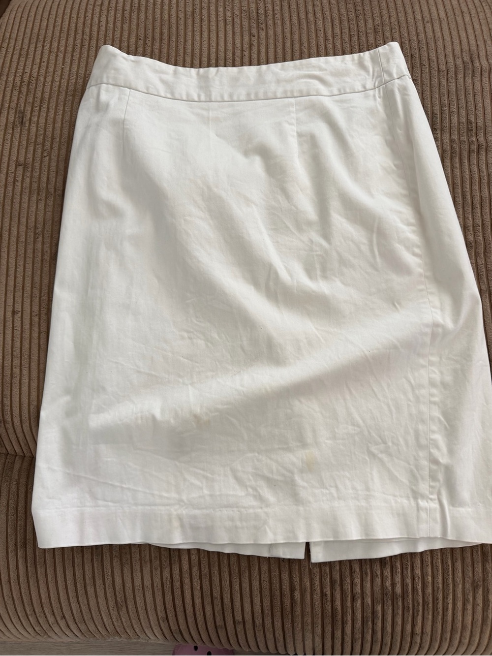Banana Republic Cream-White Pencil Skirt